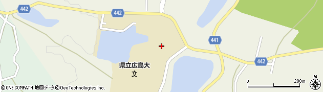 県立広島大学（公立大学法人）庄原キャンパス　事務部教学課周辺の地図