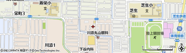 高槻川添郵便局 ＡＴＭ周辺の地図