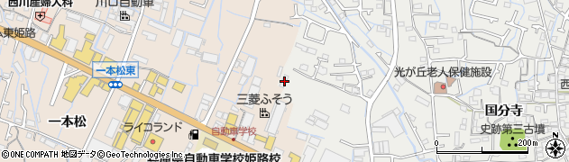 兵庫県姫路市御国野町国分寺14周辺の地図