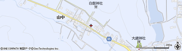 兵庫県加古川市志方町山中138周辺の地図