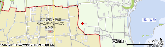 兵庫県揖保郡太子町天満山13周辺の地図