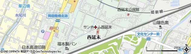 兵庫県姫路市西延末323周辺の地図