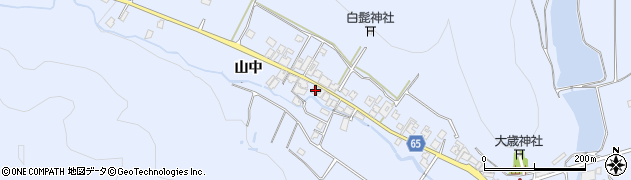 兵庫県加古川市志方町山中198周辺の地図