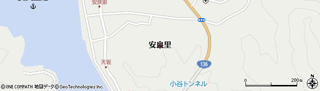 静岡県西伊豆町（賀茂郡）安良里周辺の地図