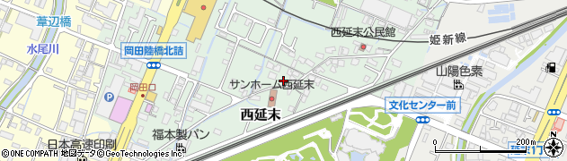 兵庫県姫路市西延末320周辺の地図