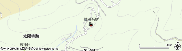 愛知県豊橋市石巻中山町（矢ノ沢）周辺の地図