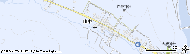 兵庫県加古川市志方町山中187周辺の地図