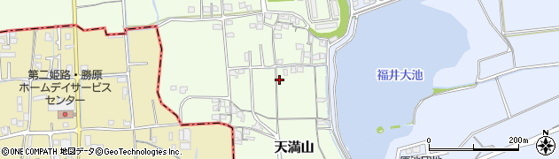 兵庫県揖保郡太子町天満山108周辺の地図