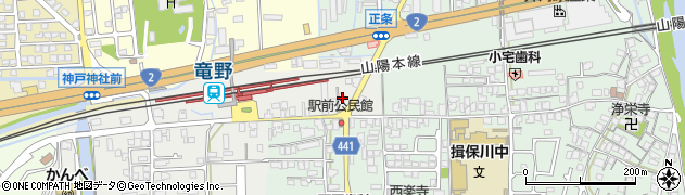 兵庫県たつの市揖保川町黍田46周辺の地図