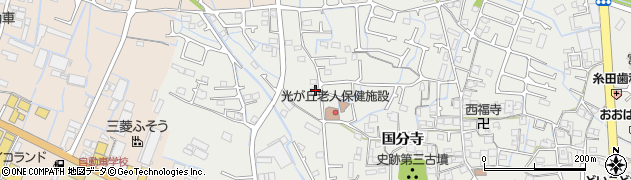 兵庫県姫路市御国野町国分寺212周辺の地図