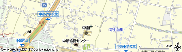 静岡県浜松市浜名区中瀬周辺の地図