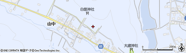 兵庫県加古川市志方町（山中）周辺の地図
