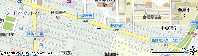綜合警備保障株式会社　豊橋支社豊川営業所周辺の地図