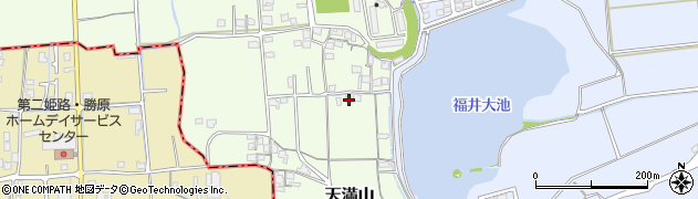 兵庫県揖保郡太子町天満山103周辺の地図