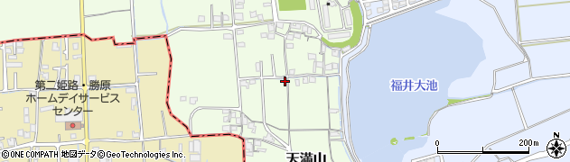 兵庫県揖保郡太子町天満山77周辺の地図
