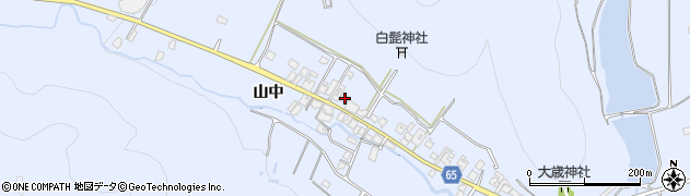 兵庫県加古川市志方町山中156周辺の地図