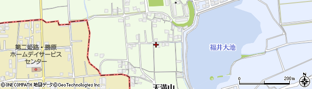 兵庫県揖保郡太子町天満山107周辺の地図