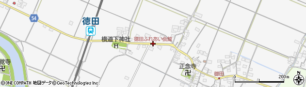 徳田ふれあい会館周辺の地図