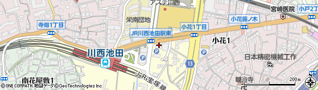 株式会社セレ・ナス川西　池田支店周辺の地図