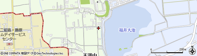 兵庫県揖保郡太子町天満山185周辺の地図