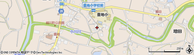 兵庫県三木市細川町豊地181周辺の地図