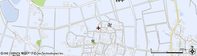 兵庫県加古川市志方町西中345周辺の地図