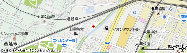 兵庫県姫路市延末周辺の地図