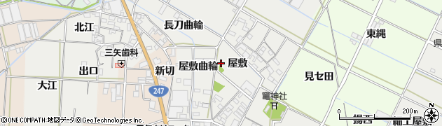 愛知県西尾市一色町開正周辺の地図