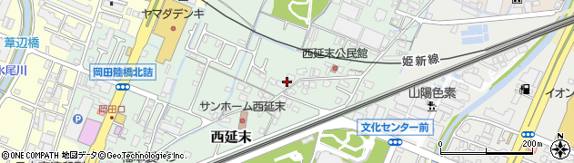 兵庫県姫路市西延末294周辺の地図
