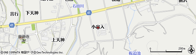 愛知県西尾市吉良町津平小出入周辺の地図