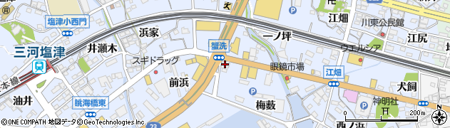 東京靴流通センター　蒲郡店周辺の地図