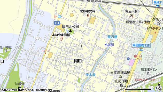 〒670-0982 兵庫県姫路市岡田の地図