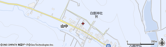 兵庫県加古川市志方町山中159周辺の地図