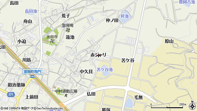 〒443-0011 愛知県蒲郡市豊岡町の地図