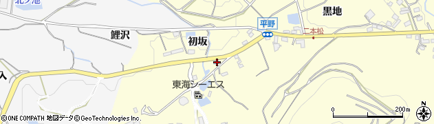 愛知県豊橋市石巻平野町（初坂）周辺の地図