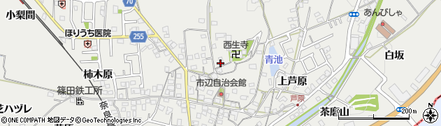 京都府城陽市市辺（坂口）周辺の地図