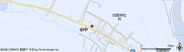 兵庫県加古川市志方町山中277周辺の地図
