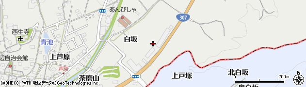 京都府城陽市市辺（白坂）周辺の地図