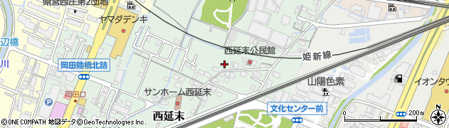 兵庫県姫路市西延末290周辺の地図