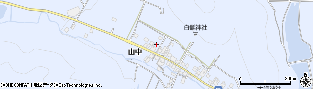 兵庫県加古川市志方町山中180周辺の地図