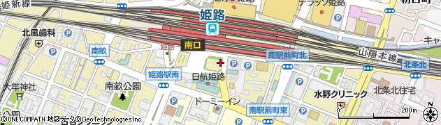 駅レンタカー姫路営業所周辺の地図