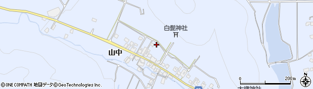 兵庫県加古川市志方町山中154周辺の地図