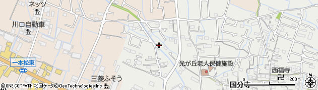 兵庫県姫路市御国野町国分寺186周辺の地図