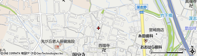 兵庫県姫路市御国野町国分寺292周辺の地図