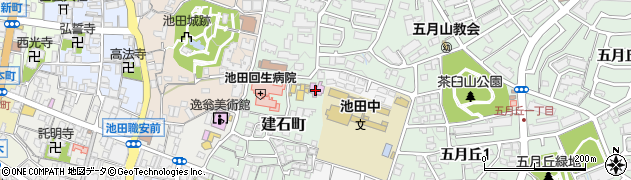 小林一三記念館周辺の地図