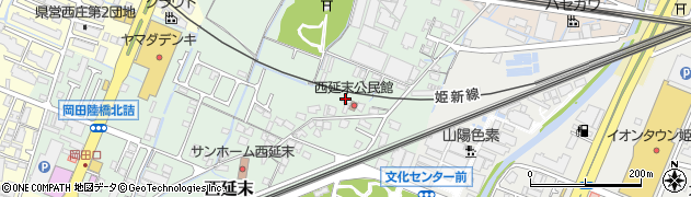 兵庫県姫路市西延末282周辺の地図
