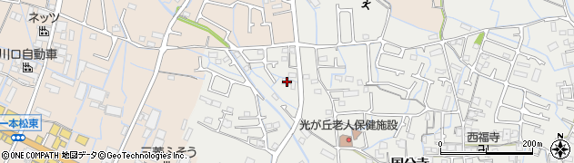 兵庫県姫路市御国野町国分寺208周辺の地図