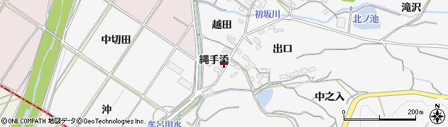 愛知県豊橋市石巻小野田町（縄手添）周辺の地図