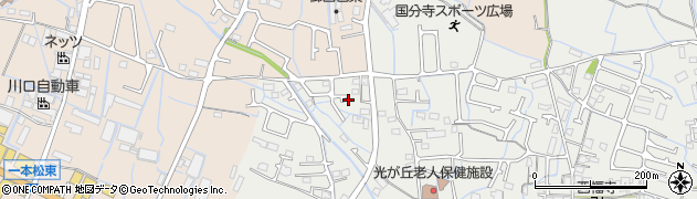 兵庫県姫路市御国野町国分寺203周辺の地図
