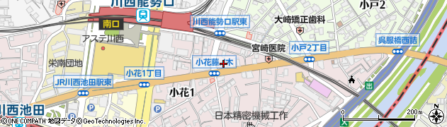 セコム株式会社　川西営業所周辺の地図